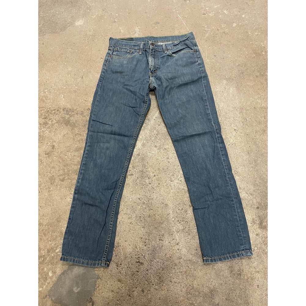 Levis‎ 511 Jeans Mens 33x32 Blue Denim Slim Fit Zip Fly Straight Leg 5-Pocket